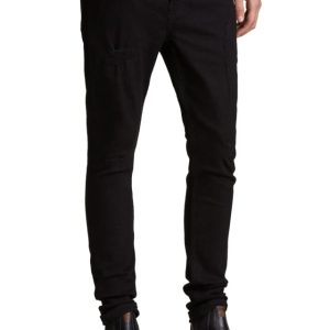 Damaged Cigarette Skinny Jeans